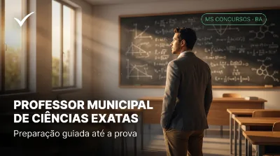 Capa: PROFESSOR MUNICIPAL DE CIÊNCIAS EXATAS