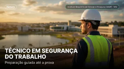 Capa: TÉCNICO EM SEGURANÇA DO TRABALHO
