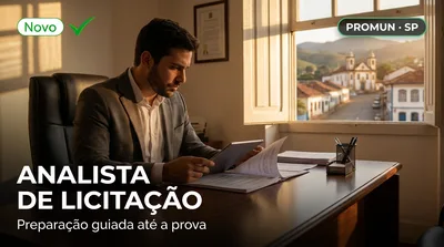 Capa: ANALISTA DE LICITAÇÃO