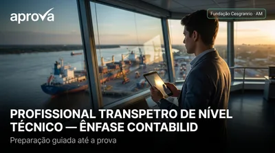 Capa: PROFISSIONAL TRANSPETRO DE NÍVEL TÉCNICO — ÊNFASE CONTABILIDADE