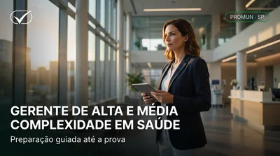 Capa: GERENTE DE ALTA E MÉDIA COMPLEXIDADE EM SAÚDE