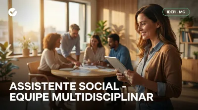 Capa: ASSISTENTE SOCIAL - EQUIPE MULTIDISCIPLINAR