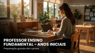 Capa: PROFESSOR ENSINO FUNDAMENTAL – ANOS INICIAIS