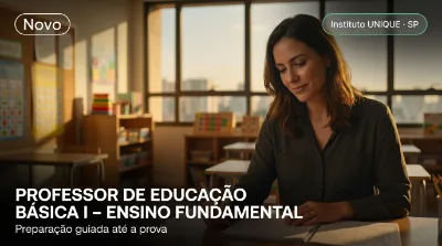 Capa: PROFESSOR DE EDUCAÇÃO BÁSICA I – ENSINO FUNDAMENTAL