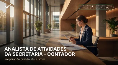 Capa: ANALISTA DE ATIVIDADES DA SECRETARIA - CONTADOR