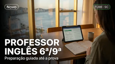 Capa: PROFESSOR INGLÊS 6ª/9ª