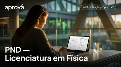 Capa: PND — Licenciatura em Física