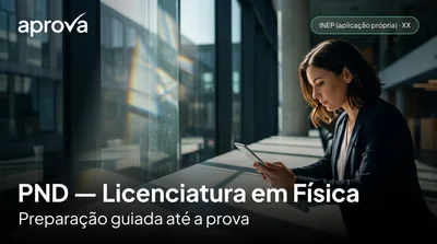 Capa: PND — Licenciatura em Física