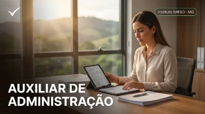 Capa: AUXILIAR DE ADMINISTRAÇÃO