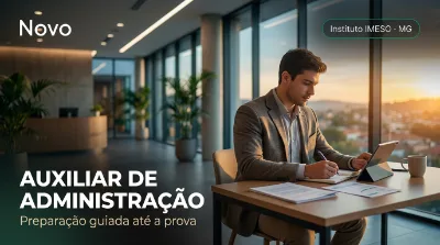 Capa: AUXILIAR DE ADMINISTRAÇÃO