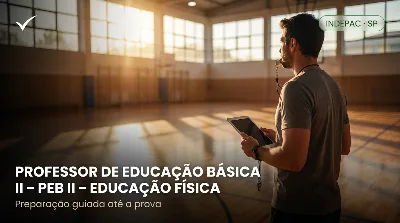Capa: PROFESSOR DE EDUCAÇÃO BÁSICA II – PEB II – EDUCAÇÃO FÍSICA