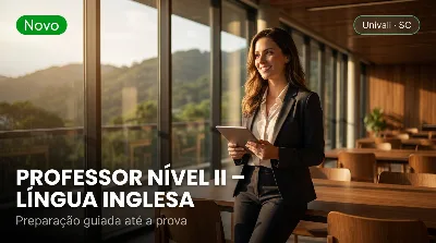 Capa: PROFESSOR NÍVEL II – LÍNGUA INGLESA