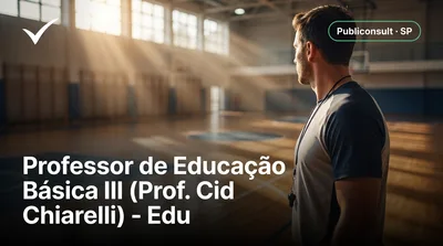 Capa: Professor de Educação Básica III (Prof. Cid Chiarelli) - Educação Infantil e 1º ano da Educação Básica até o Ensino Médio – Educação Física