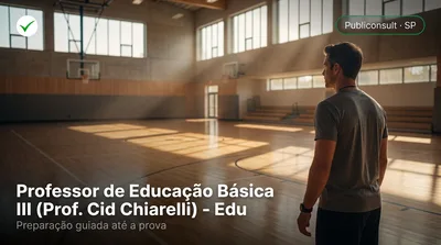 Capa: Professor de Educação Básica III (Prof. Cid Chiarelli) - Educação Infantil e 1º ano da Educação Básica até o Ensino Médio – Educação Física
