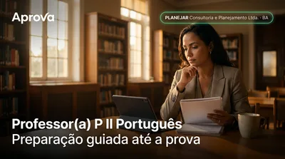 Capa: Professor(a) P II Português