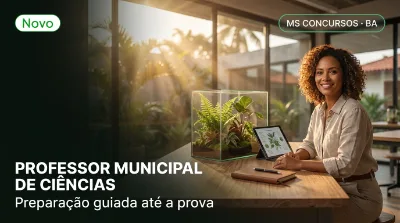 Capa: PROFESSOR MUNICIPAL DE CIÊNCIAS