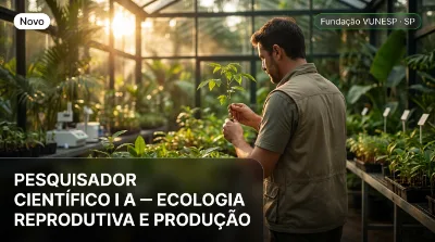 Capa: PESQUISADOR CIENTÍFICO I A — ECOLOGIA REPRODUTIVA E PRODUÇÃO DE SEMENTES DE ESPÉCIES BRASILEIRAS