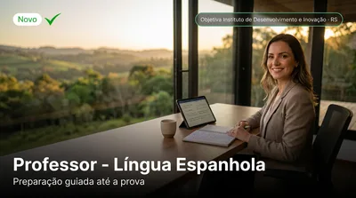 Capa: Professor - Língua Espanhola