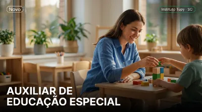 Capa: AUXILIAR DE EDUCAÇÃO ESPECIAL