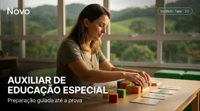 Capa: AUXILIAR DE EDUCAÇÃO ESPECIAL