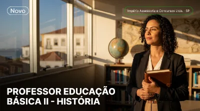 Capa: PROFESSOR EDUCAÇÃO BÁSICA II - HISTÓRIA