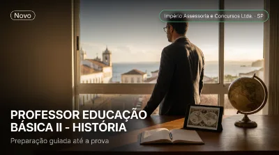 Capa: PROFESSOR EDUCAÇÃO BÁSICA II - HISTÓRIA