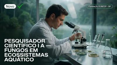 Capa: PESQUISADOR CIENTÍFICO I A — FUNGOS EM ECOSSISTEMAS AQUÁTICOS