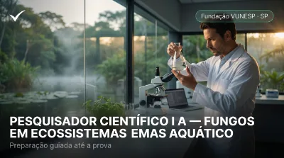 Capa: PESQUISADOR CIENTÍFICO I A — FUNGOS EM ECOSSISTEMAS AQUÁTICOS