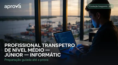 Capa: PROFISSIONAL TRANSPETRO DE NÍVEL MÉDIO - JÚNIOR — INFORMÁTICA