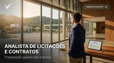 Capa: ANALISTA DE LICITAÇÕES E CONTRATOS