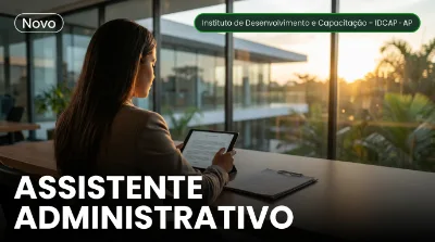 Capa: ASSISTENTE ADMINISTRATIVO