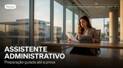 Capa: ASSISTENTE ADMINISTRATIVO