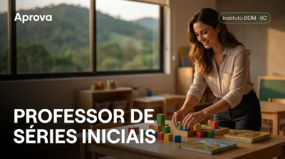 Capa: PROFESSOR DE SÉRIES INICIAIS