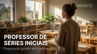 Capa: PROFESSOR DE SÉRIES INICIAIS