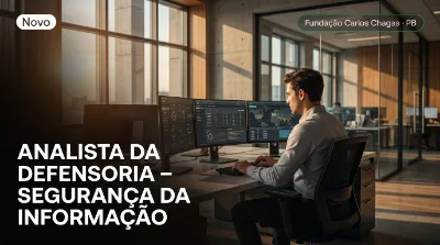 Capa: ANALISTA DA DEFENSORIA – SEGURANÇA DA INFORMAÇÃO