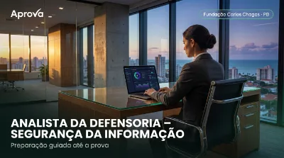 Capa: ANALISTA DA DEFENSORIA – SEGURANÇA DA INFORMAÇÃO