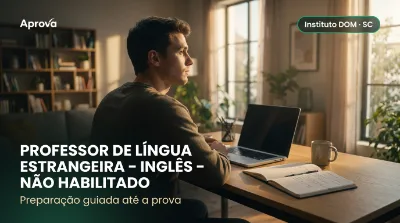Capa: PROFESSOR DE LÍNGUA ESTRANGEIRA – INGLÊS – NÃO HABILITADO