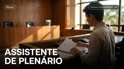 Capa: ASSISTENTE DE PLENÁRIO