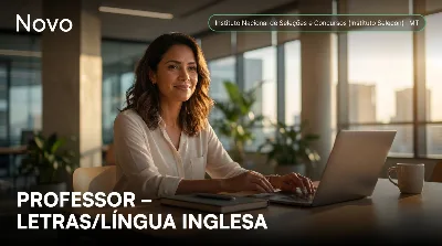 Capa: PROFESSOR – LETRAS/LÍNGUA INGLESA