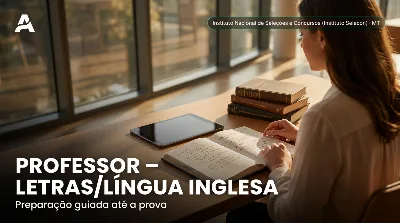 Capa: PROFESSOR – LETRAS/LÍNGUA INGLESA