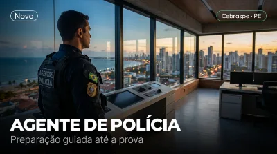 Capa: AGENTE DE POLÍCIA