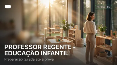Capa: PROFESSOR REGENTE - EDUCAÇÃO INFANTIL