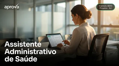 Capa: Assistente Administrativo de Saúde