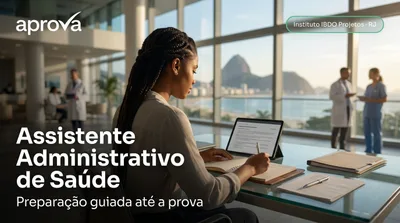 Capa: Assistente Administrativo de Saúde