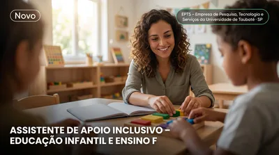 Capa: ASSISTENTE DE APOIO INCLUSIVO – EDUCAÇÃO INFANTIL E ENSINO FUNDAMENTAL