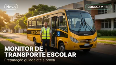 Capa: MONITOR DE TRANSPORTE ESCOLAR