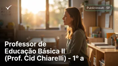 Capa: Professor de Educação Básica II (Prof. Cid Chiarelli) - 1º ano ao 5º ano da Educação Básica