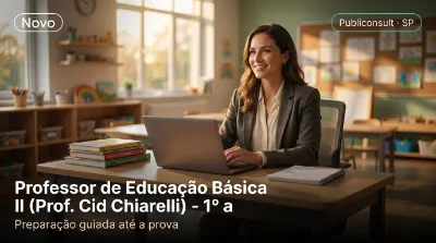 Capa: Professor de Educação Básica II (Prof. Cid Chiarelli) - 1º ano ao 5º ano da Educação Básica
