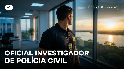 Capa: OFICIAL INVESTIGADOR DE POLÍCIA CIVIL