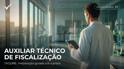 Capa: AUXILIAR TÉCNICO DE FISCALIZAÇÃO